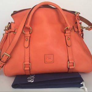 Dooney & Bourke Florentine Medium Salmon Satchel